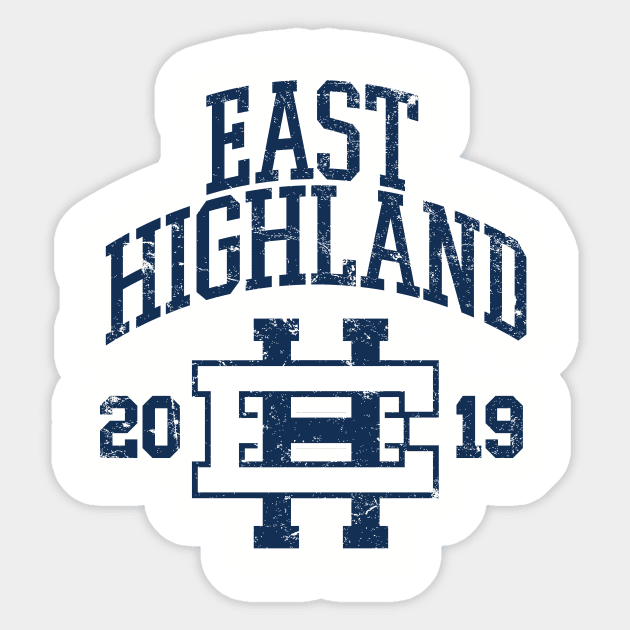 East Highland Sticker by MindsparkCreative